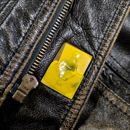【現状渡し品】【メンズ】 GIORGIO LEATHER COAT ジョルジオ レザーコート ロング ジャケット アウター 146-240730-ay-22-izu サイズ：L カラー：ブラウン 万代Net店
