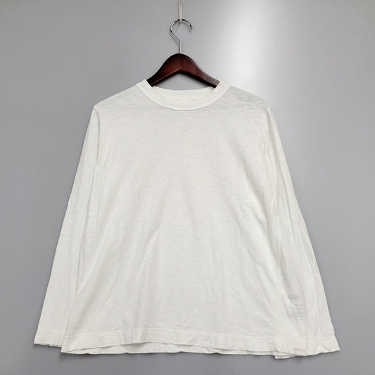 【中古品】【レディース】 45R フォーティファイブアール 天竺の四角Tシャツ 長袖 トップス 168-240801-as-07-izu サイズ：05 カラー：ホワイト 万代Net店