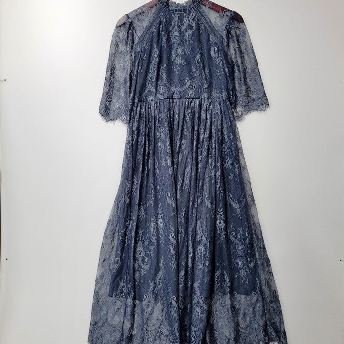 【中古品】【レディース】 GIRL DRESS FOR NOW as-81823 ガール ワンピースドレス レース 170-240801-as-27-izu サイズ：M カラー：ダークアッシュ 万代Net店