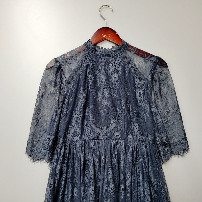 【中古品】【レディース】 GIRL DRESS FOR NOW as-81823 ガール ワンピースドレス レース 170-240801-as-27-izu サイズ：M カラー：ダークアッシュ 万代Net店