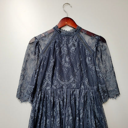 【中古品】【レディース】 GIRL DRESS FOR NOW as-81823 ガール ワンピースドレス レース 170-240801-as-27-izu サイズ：M カラー：ダークアッシュ 万代Net店