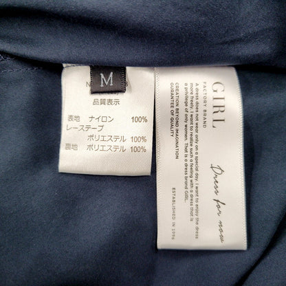 【中古品】【レディース】 GIRL DRESS FOR NOW as-81823 ガール ワンピースドレス レース 170-240801-as-27-izu サイズ：M カラー：ダークアッシュ 万代Net店