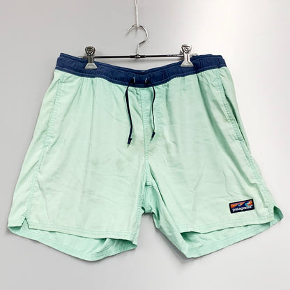 【中古品】【メンズ】 patagonia パタゴニア 86511SP19 19SS STRETCH VOLLEY SHORTS 波タグ復刻 ストレッチバレーショーツ ズボン パンツ 155-240803-ma-16-izu サイズ：サイズ不明 カラー：モスグリーン 万代Net店