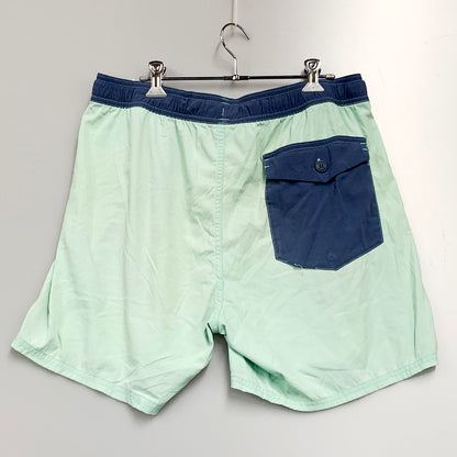 【中古品】【メンズ】 patagonia パタゴニア 86511SP19 19SS STRETCH VOLLEY SHORTS 波タグ復刻 ストレッチバレーショーツ ズボン パンツ 155-240803-ma-16-izu サイズ：サイズ不明 カラー：モスグリーン 万代Net店