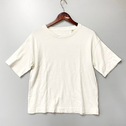 【中古品】【メンズ】 FACETASM ファセッタズム LEVI'S リーバイス バックロゴ クルーネック 半袖 Ｔシャツ トップス 140-240805-mk-18-izu サイズ：XS カラー：WHITE 万代Net店