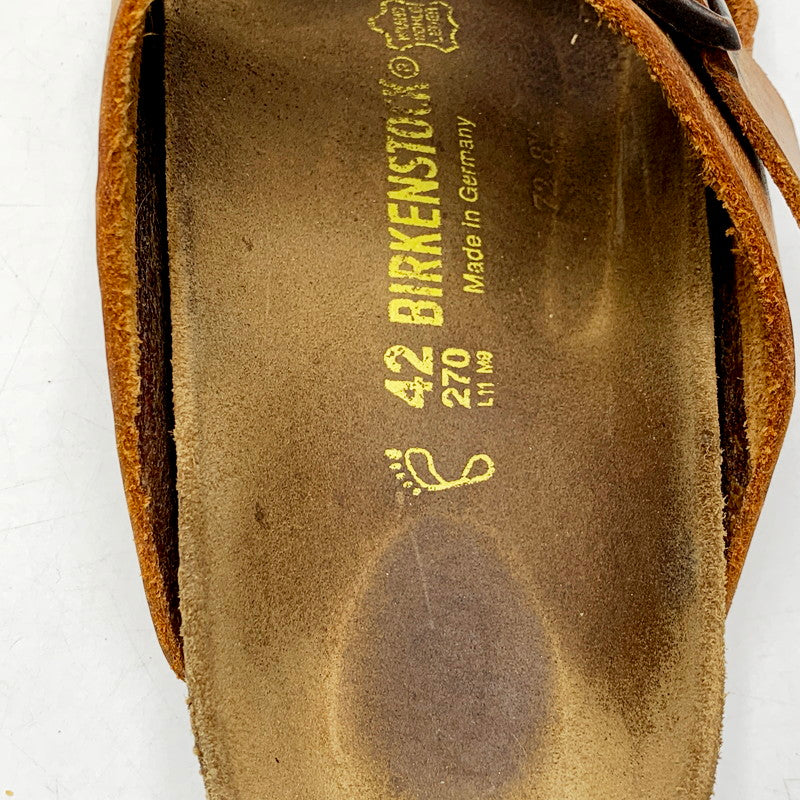 【中古品】【メンズ】 BIRKENSTOCK ビルケンシュトック ARIZONA アリゾナ スポーツ カジュアルサンダル コンフォート サンダル シューズ 靴 165-240805-mk-09-izu サイズ：27cm カラー：ブラウン系 万代Net店