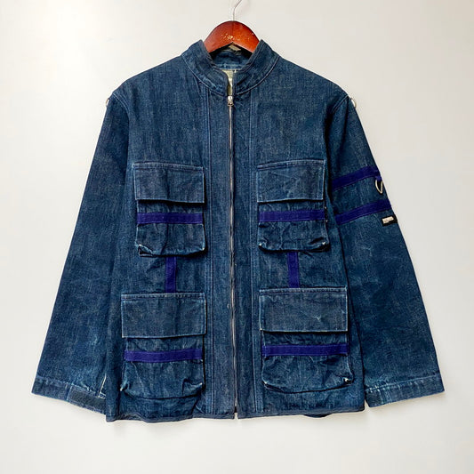 【中古品】【メンズ】 NEIGHBORHOOD ネイバーフッド DCNH-JK-07 02AW M-65 MILITARY DENIM FATIGUE JACKET 2002年製 日本製 ミリタリーデニム ファティーグジャケット アウター 長袖 142-240811-ma-03-izu サイズ：M カラー：インディゴ 万代Net店