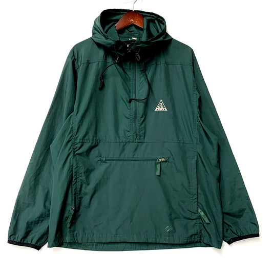 【中古品】【メンズ】 NIKE ACG ナイキ エーシージー F6 1204 TMS 00S NYLON ANORAK JACKET ナイロン アノラック ジャケット トップス アウター 146-240902-mk-35-izu サイズ：M カラー：グリーン 緑 万代Net店