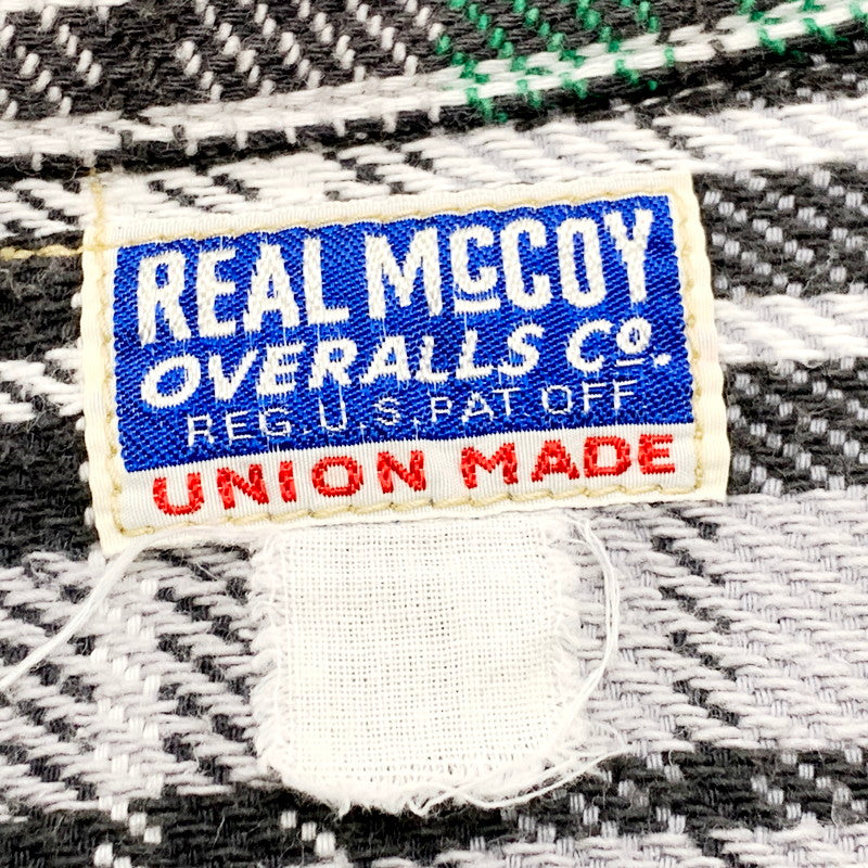 【中古品】【メンズ】 The REAL McCOY'S ザリアルマッコイズ OVERALLS CO LS FLANNEL SHIRT オーバーオール ロングスリーブ フランネル シャツ 長袖 トップス 145-240817-mm-01-izu サイズ：サイズ不明 カラー：グリーン 緑 万代Net店