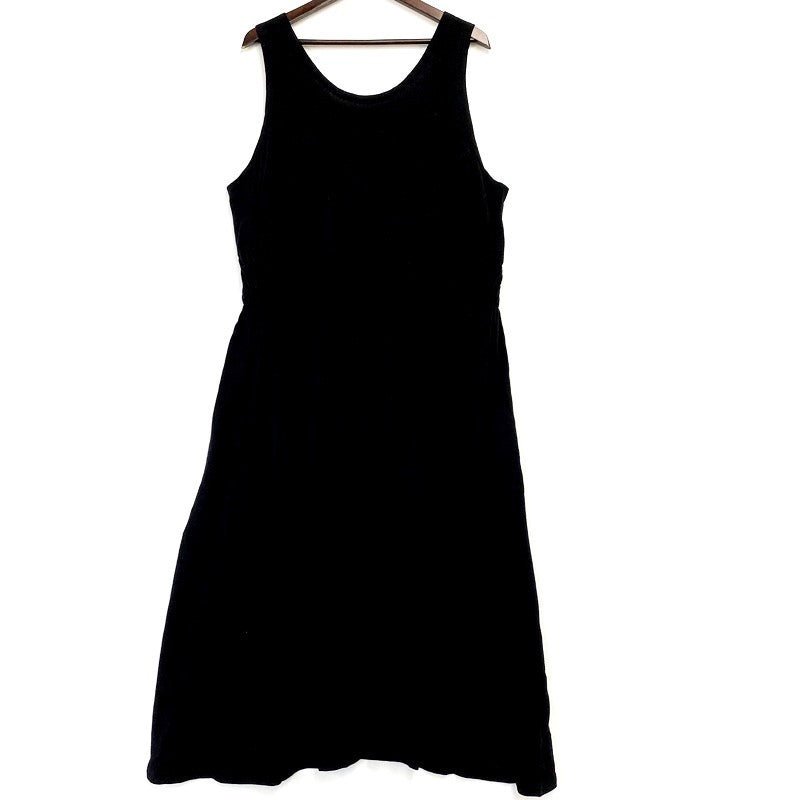 【中古品】【レディース】 YI-D03-117 フラップポケットウールワンピース 170-240812-as-14-izu カラー：ブラック 万代Net店