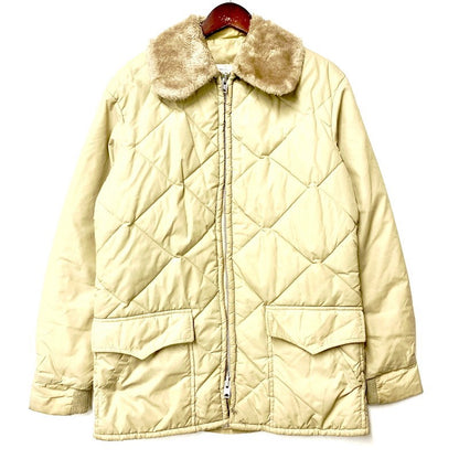 【中古品】【メンズ】  DOUBLE K BRAND 70S QUILTING DOWN JACKET 70年代 TALONジップ キルティング ダウンジャケット アウター 長袖 146-240816-ma-30-izu サイズ：サイズ不明 カラー：ベージュ 万代Net店