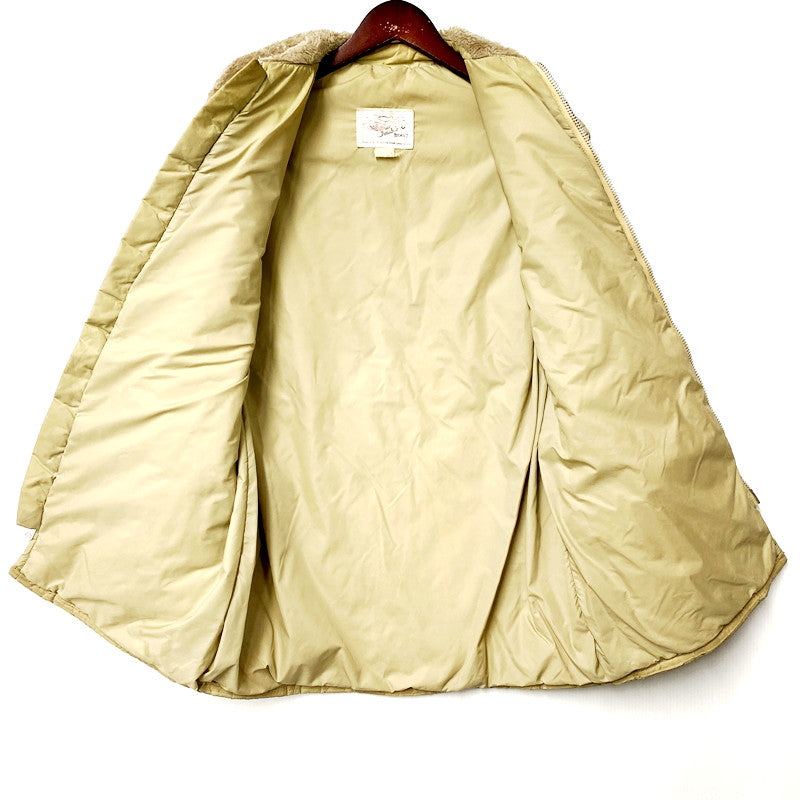 【中古品】【メンズ】  DOUBLE K BRAND 70S QUILTING DOWN JACKET 70年代 TALONジップ キルティング ダウンジャケット アウター 長袖 146-240816-ma-30-izu サイズ：サイズ不明 カラー：ベージュ 万代Net店