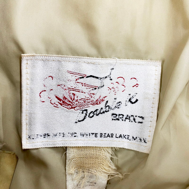 【中古品】【メンズ】  DOUBLE K BRAND 70S QUILTING DOWN JACKET 70年代 TALONジップ キルティング ダウンジャケット アウター 長袖 146-240816-ma-30-izu サイズ：サイズ不明 カラー：ベージュ 万代Net店