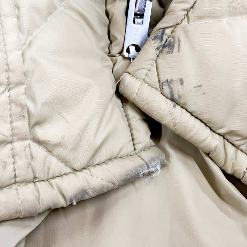 【中古品】【メンズ】  DOUBLE K BRAND 70S QUILTING DOWN JACKET 70年代 TALONジップ キルティング ダウンジャケット アウター 長袖 146-240816-ma-30-izu サイズ：サイズ不明 カラー：ベージュ 万代Net店