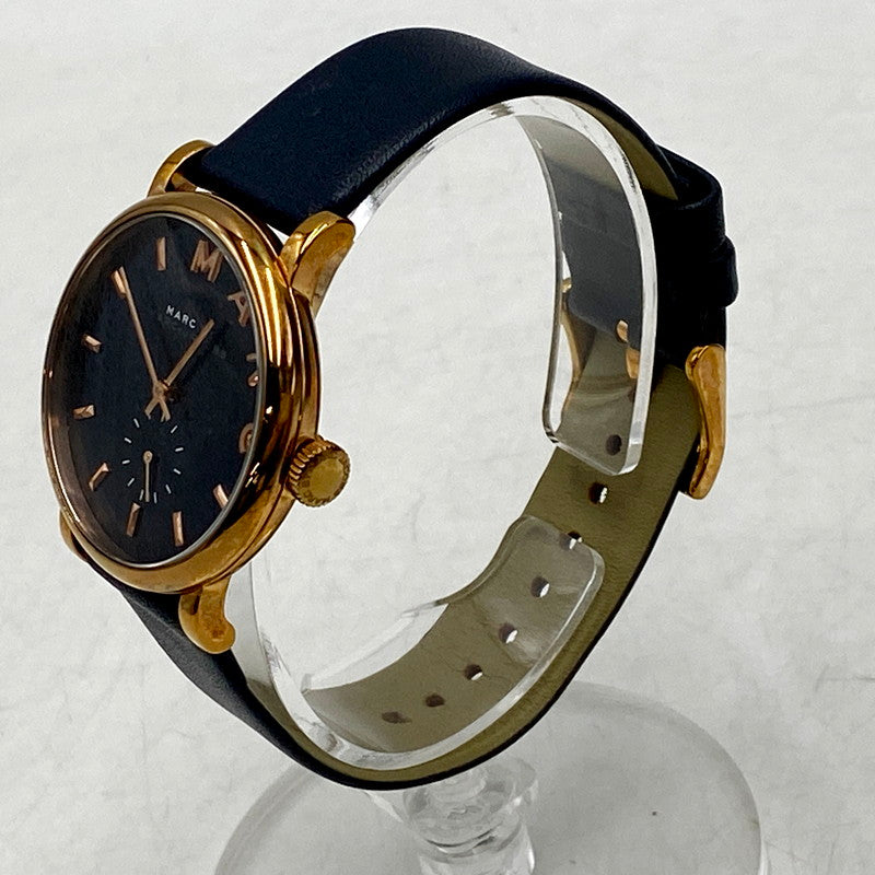 【中古品】【レディース】 MARC BY MARC JACOBS マークバイマークジェイコブス MBM1329 クオーツ 電池式 腕時計 198-240928-mm-08-izu カラー：ネイビー 紺 万代Net店