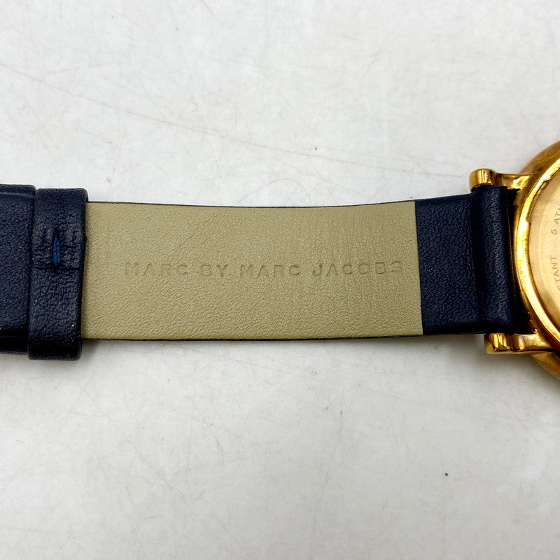 【中古品】【レディース】 MARC BY MARC JACOBS マークバイマークジェイコブス MBM1329 クオーツ 電池式 腕時計 198-240928-mm-08-izu カラー：ネイビー 紺 万代Net店