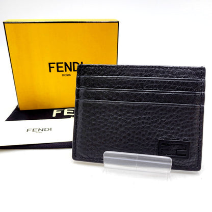 【中古品】【メンズ/レディース】 FENDI フェンディ 7M0164 AG0L カードケース レザー 183-240818-as-19-izu カラー：ブラック 万代Net店