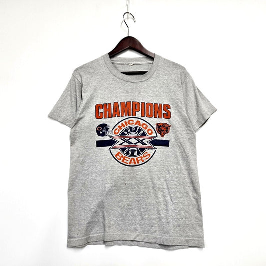 【中古品】【メンズ】  VINTAGE 80'S NFL GAME TEE ヴィンテージ ゲームシャツ Tシャツ 半袖 プリント トップス 146-240821-ay-10-izu サイズ：下記参照 カラー：グレー 万代Net店