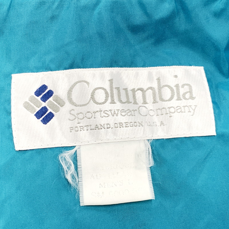 【中古品】【メンズ】 Columbia コロンビア 90'S ナイロンジャケット ロゴ 刺繍 アウター 144-240819-ay-13-izu サイズ：L カラー：ブラック 万代Net店