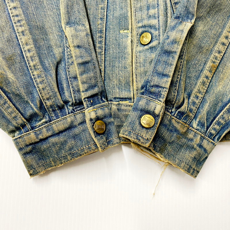 【中古品】【メンズ】 BIG SMITH BUCKAROO 60S WAPPEN DENIM JACKET ビッグスミス バッカロー ワッペン デニム ジャケット アウター 146-240820-as-18-izu カラー：ライトインディゴ 万代Net店