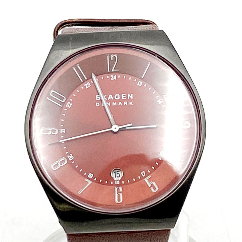 【中古品】【メンズ/レディース】 SKAGEN スカーゲン SKW6856 アナログ クォーツ 腕時計 198-240822-ay-16-izu カラー：ブラウン 万代Net店