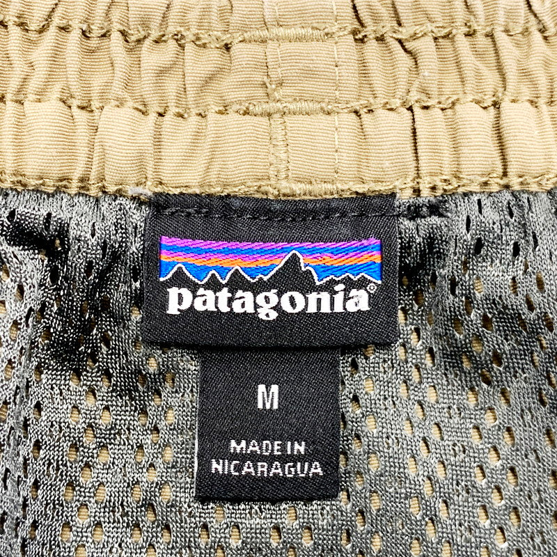 【中古品】【メンズ】 patagonia パタゴニア 20SS BAGGIES SHORTS 58034SP20 バギーズ ショーツ ショート パンツ 155-240823-as-07-izu サイズ：M カラー：ベージュ 万代Net店