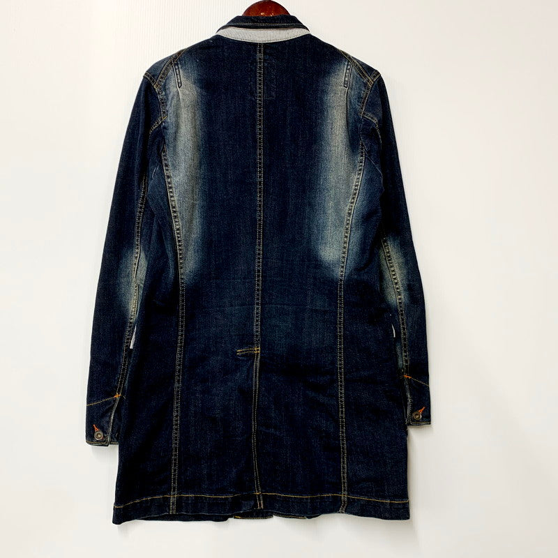 【中古品】【メンズ】  NICOLE CLUB FOR MEN DENIM COAT 3164-4900 ニコルクラブフォーメン デニムコート ジャケット アウター 147-240822-ay-10-izu サイズ：46 カラー：インディゴ 万代Net店