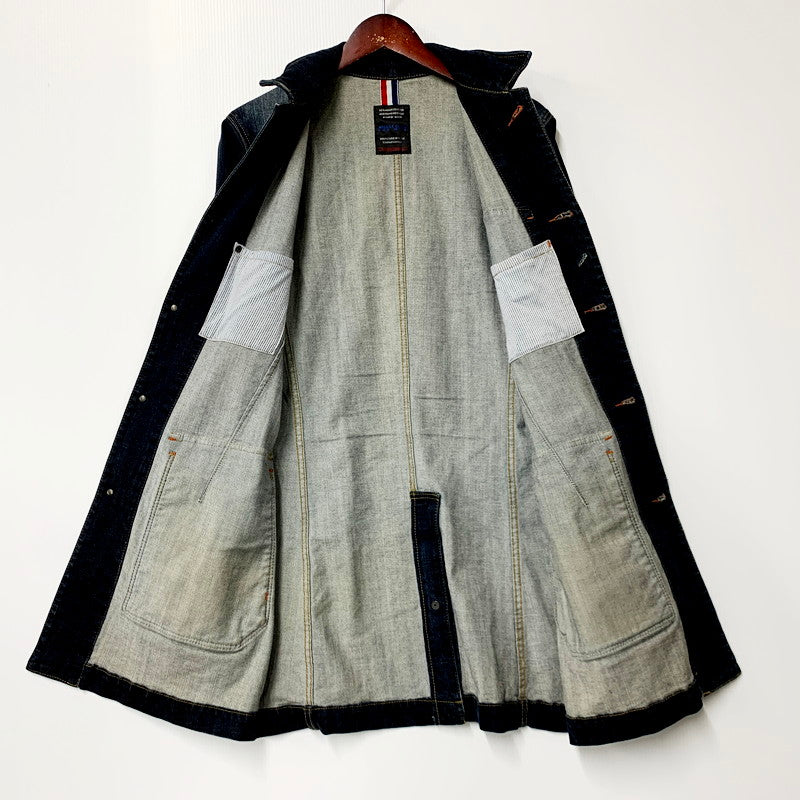 【中古品】【メンズ】  NICOLE CLUB FOR MEN DENIM COAT 3164-4900 ニコルクラブフォーメン デニムコート ジャケット アウター 147-240822-ay-10-izu サイズ：46 カラー：インディゴ 万代Net店