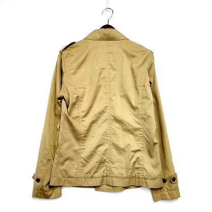 【中古品】【メンズ】 TETE HOMME テットオム 00S DOUBLE ZIP-UP JACKET ダブル ジップアップ ジャケット アウター 146-240824-as-19-izu サイズ：6 カラー：ベージュ 万代Net店