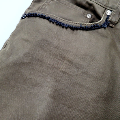 【中古品】【メンズ】 TETE HOMME テットオム 00S COTTON PANTS コットン パンツ ボトムス 157-240824-as-15-izu サイズ：4 カラー：ブラウン 万代Net店