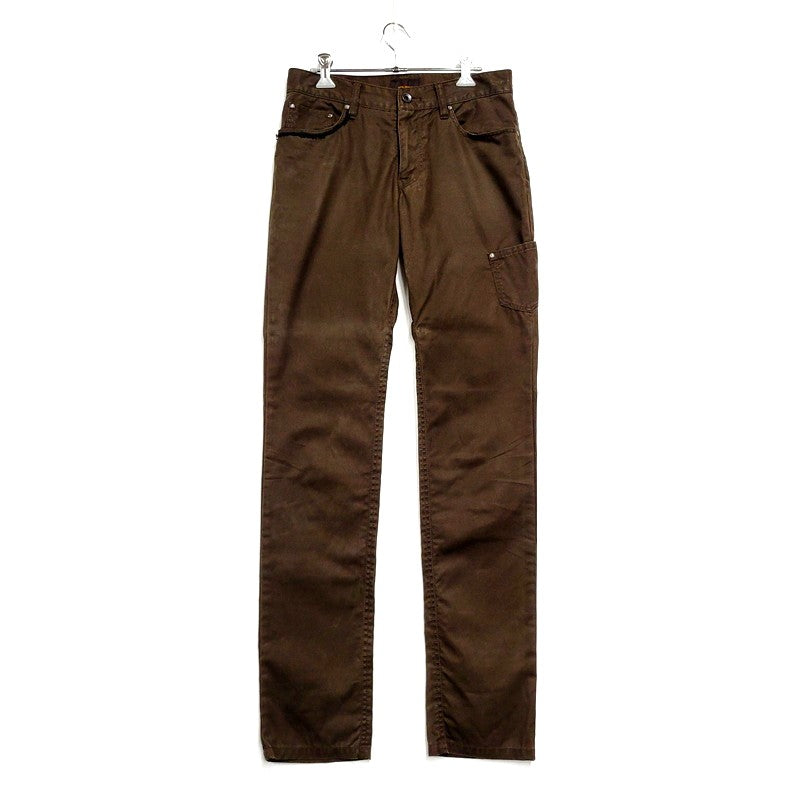 【中古品】【メンズ】 TETE HOMME テットオム 00S COTTON PANTS コットン パンツ ボトムス 157-240824-as-15-izu サイズ：4 カラー：ブラウン 万代Net店