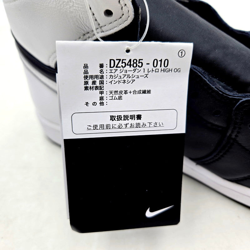 【中古美品】【メンズ】 NIKE ナイキ AIR JORDAN 1 RETRO HIGH OG DZ5485-010 エア ジョーダン 1 レトロ HIGH OG スニーカー シューズ 靴 160-240825-as-11-izu サイズ：28.5cm カラー：BLACK/WHITE-WHITE 万代Net店