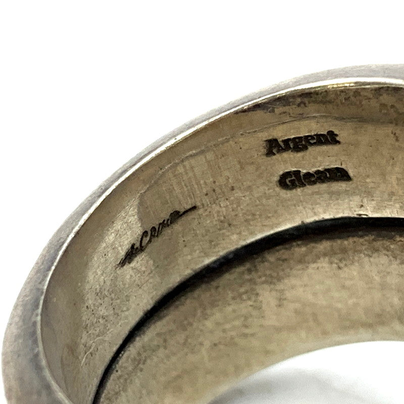 【中古品】【メンズ/レディース】 CRIMIE クライミー × ARGENT GLEAM アージェントグリーム SV925 18SS RIBBON RING リボンリング 指輪 アクセサリー 192-241201-as-24-izu カラー：シルバー 万代Net店