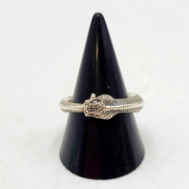 【中古品】【メンズ/レディース】  MAD CULT マッドカルト SV925 BRAINWASHING SNAKE RING ブレインワッシングスネーク リング 指輪 アクセサリー 192-241201-as-18-izu カラー：シルバー 万代Net店