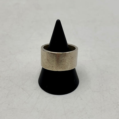 【中古品】【メンズ/レディース】 FIRST ARROW's ファーストアローズ × WOLF PACK ウルフパック FLAT HAMMERED 12mm PLANE RING WITH K18 プレーンリング 指輪 アクセサリー 191-250425-as-14-izu カラー：シルバー 万代Net店