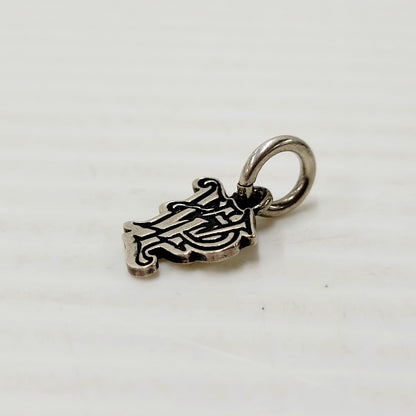 【中古品】【メンズ/レディース】 FIRST ARROW's ファーストアローズ × WOLF PACK ウルフパック SHAKIN' LOGO CHARM シェイキンロゴチャーム ネックレス トップ アクセサリー 191-240826-ay-09-izu カラー：シルバー 万代Net店