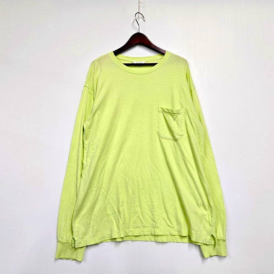 【中古品】【メンズ】 UNUSED アンユーズド LS POCKET TEE ポケットTシャツ 長袖 トップス 140-240825-ay-11-izu サイズ：2 カラー：グリーン系 万代Net店