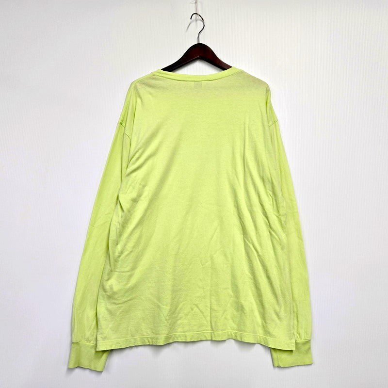 【中古品】【メンズ】 UNUSED アンユーズド LS POCKET TEE ポケットTシャツ 長袖 トップス 140-240825-ay-11-izu サイズ：2 カラー：グリーン系 万代Net店