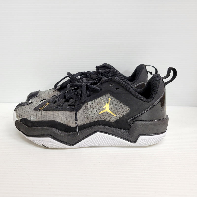 【中古品】【メンズ/レディース】 NIKE ナイキ JORDAN ONE TAKE 4 PF DO7192-007 ジョーダン ワン テイク 4 PF スニーカー シューズ 靴 160-241117-as-05-izu サイズ：25.5cm カラー：BLACK/METALLIC GOLD-WHITE 万代Net店