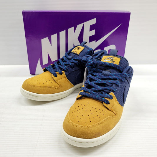 【中古美品】【メンズ】 NIKE SB ナイキエスビー DUNK LOW PRO PRM DX6775-400 ダンク ロー プロ プレミアム スニーカー シューズ 靴 160-240828-as-03-izu サイズ：26.5cm カラー：DESERT OCHRE/MIDNIGHT NAVY 万代Net店