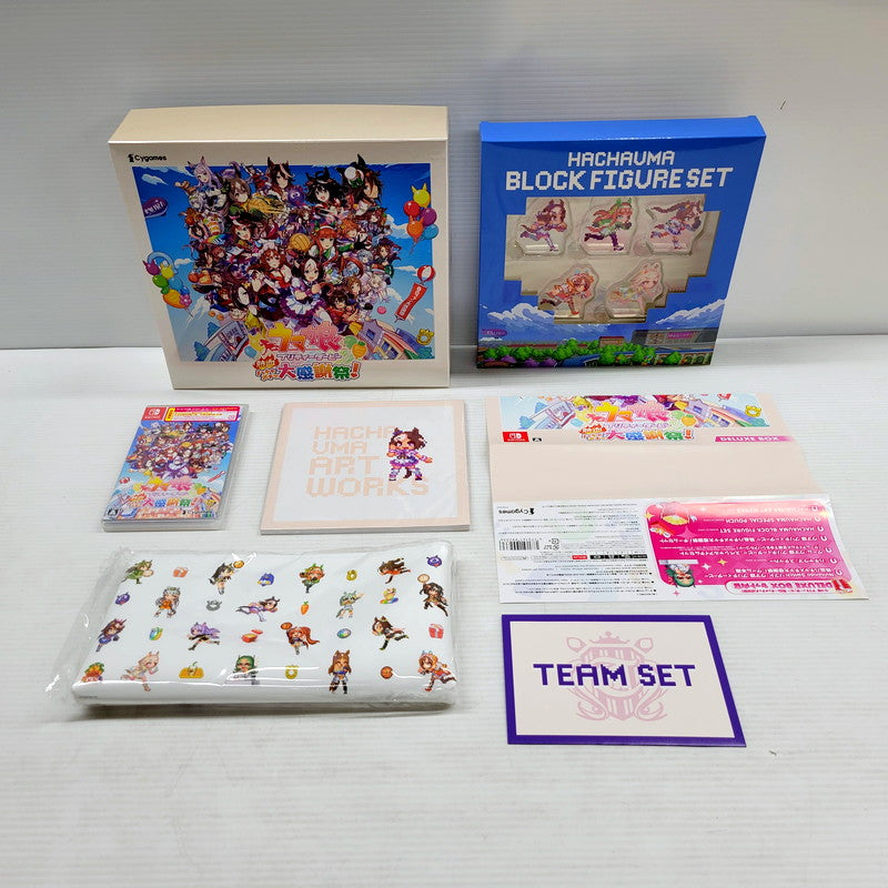 【中古美品】 ウマ娘 プリティーダービー 熱血ハチャメチャ大感謝祭！DELUXE BOX CERO区分_A 全年齢対象 Nintendo Switch 任天堂 スイッチ ソフト ゲーム ゲーム 029-241027-as-04-izu 万代Net店