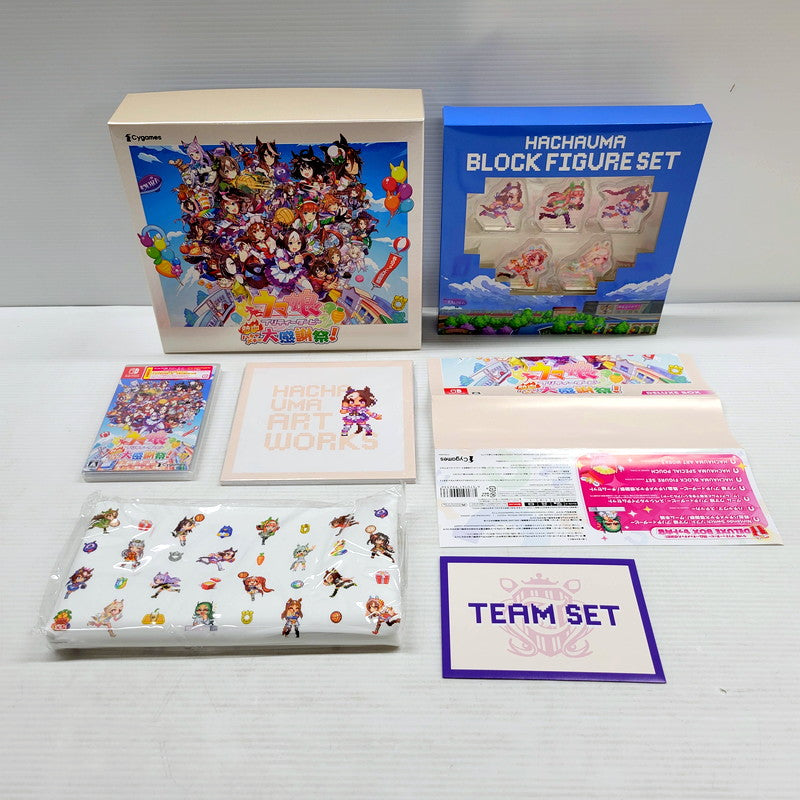 【中古美品】 ウマ娘 プリティーダービー 熱血ハチャメチャ大感謝祭！DELUXE BOX CERO区分_A 全年齢対象 Nintendo Switch 任天堂 スイッチ ソフト ゲーム ゲーム 029-241027-as-05-izu 万代Net店