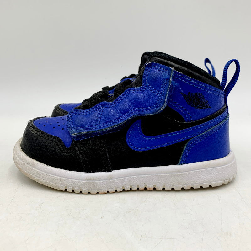 【中古品】【キッズ】 NIKE ナイキ TD AIR JORDAN 1 MID AR6352-077 エアジョーダン1 ミッド スニーカー シューズ 靴 173-240830-ay-10-izu サイズ：12cm カラー：BLACK/HYPER ROYAL/WHITE 万代Net店