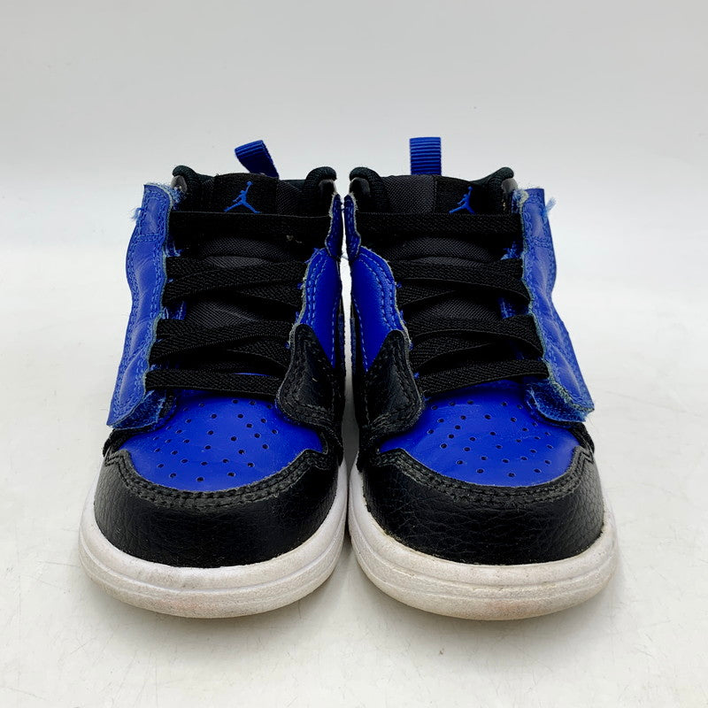 【中古品】【キッズ】 NIKE ナイキ TD AIR JORDAN 1 MID AR6352-077 エアジョーダン1 ミッド スニーカー シューズ 靴 173-240830-ay-10-izu サイズ：12cm カラー：BLACK/HYPER ROYAL/WHITE 万代Net店