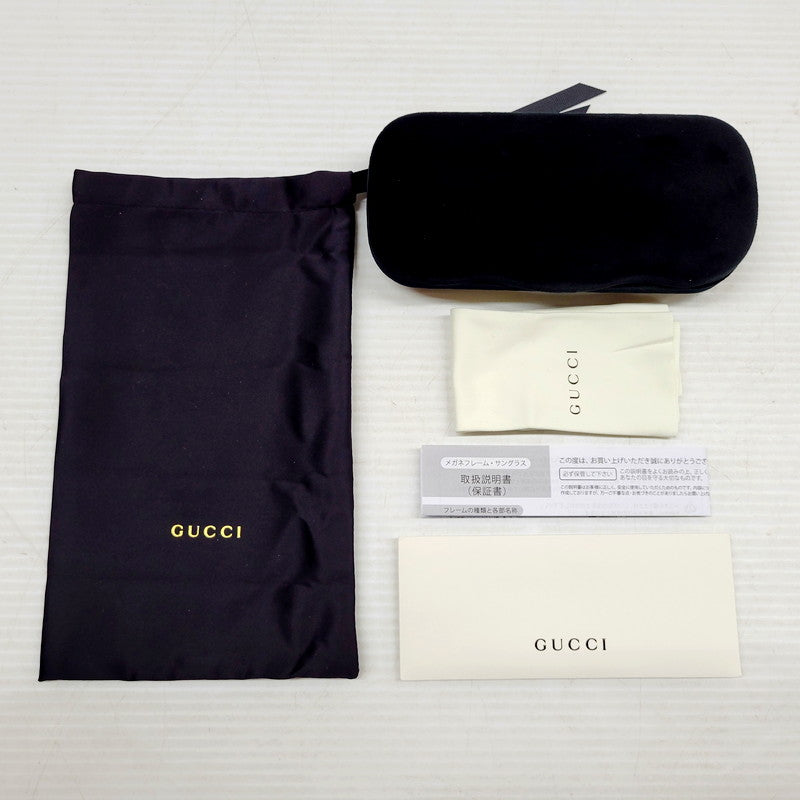 【中古美品】【メンズ/レディース】 GUCCI グッチ SUNGLASSES GG1471OJ サングラス メガネ フレーム 183-240902-as-04-izu サイズ：48口20-140 カラー：ブラウン系 万代Net店