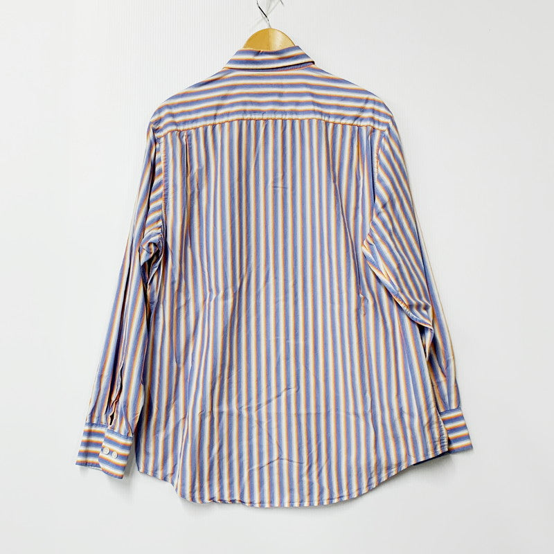 【中古品】【メンズ】 Banana Republic バナナリパブリック LS STRIPE POCKET SHIRT ロングスリーブ ストライプ ポケットシャツ トップス 長袖 146-240901-ma-02-izu サイズ：M カラー：マルチ 万代Net店