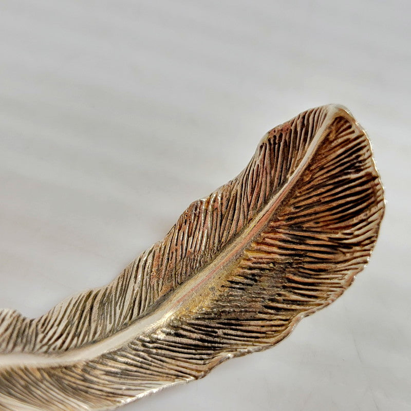 【中古品】【メンズ/レディース】  UNKNOWN FEATHER BANGLE フェザー バングル アクセサリー 192-240902-as-01-izu カラー：シルバー 万代Net店