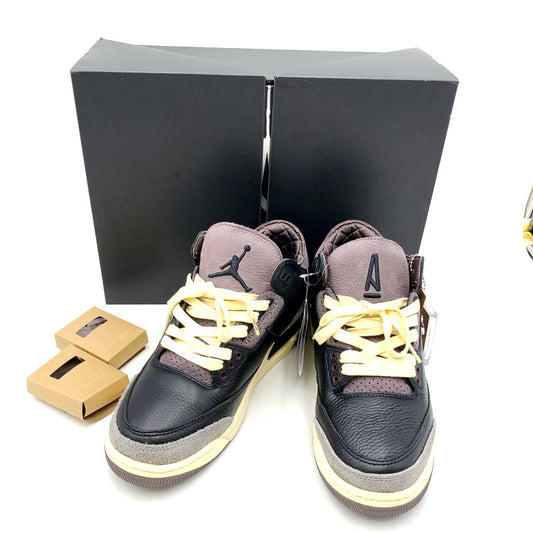 【中古美品】【メンズ】 NIKE ナイキ × A MA MANIERE アママニエール WMNS AIR JORDAN 3 RETRO OG SP FZ4811-001 ウィメンズ エア ジョーダン 3 レトロ OG SP スニーカー シューズ 靴 160-240905-as-01-izu サイズ：27cm カラー：BLACK/BLACK-FLAT PEWTER 万代Net店