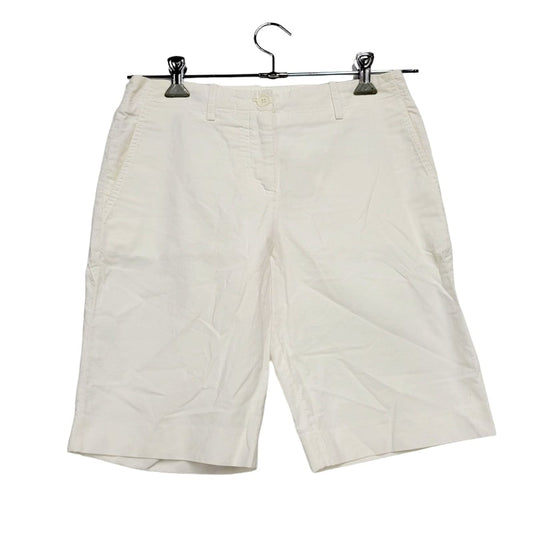 【中古品】【レディース】 JIL SANDER ジルサンダー COTTON SHORTS コットン ショーツ イタリア製 ショートパンツ ハーフパンツ ボトムス 171-240905-as-10-izu サイズ：34 カラー：ホワイト 万代Net店