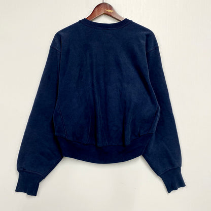 【中古品】【メンズ】 Champion チャンピオン REVERSE WEAVE 90S AUBURN SWEATSHIRT リバースウィーブ スウェット トレーナー ロゴ 長袖 トップス 146-240906-ay-27-izu サイズ：XXL カラー：ネイビー 万代Net店